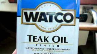 Watco Teak Oil [upl. by Nylyak]