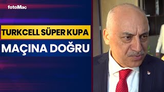 TFF Başkanı Mehmet Büyükekşi quotFair play İçinde Güzel Bir Maç Olmasını İstiyoruzquot [upl. by Sukramal]