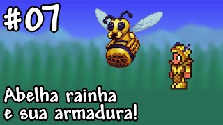 Rainha Abelha e sua armadura para Invocadores  Terraria Master Mode 07 [upl. by Ellednahs]