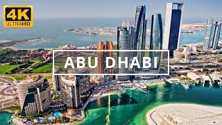 Abu Dhabi United Arab Emirates 🇦🇪  4K Drone Footage تصوير جوي مدينة ابو ظبي With Subtitles [upl. by Aceber]