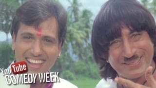 Raja Babu Comedy Scene  Shakti Kapoors Plan to find Karishma Kapoor  Comedy Week [upl. by Nolat]