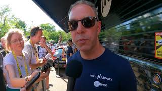 DS Stam after Vollering crashed on stage 5 Tour de France Femmes quotWe didnt hear it in the radioquot [upl. by France]