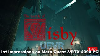 The Battle of Visby in UEVR Inside a Game in a VR mod  Meta Quest 3RTX 4090 PC Live [upl. by Reteip]