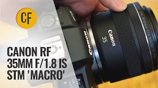 Canon RF 35mm f18 IS STM Macro lens review with samples [upl. by Eneluj799]