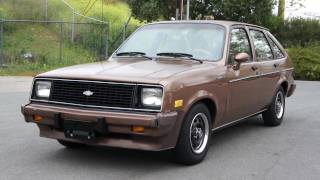 85 Chevrolet Chevette 1 Owner 23k orig miles 4 cyl chevy [upl. by Nyrrat]