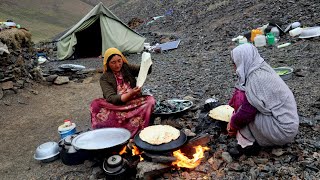 Organic Mountain Village Life  Shepherd Mother Cooking Shepherd Food Village life of Afghanistan [upl. by Rufus]