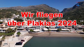 Wir fliegen über Plakias  KretaCrete 2024 [upl. by Ynneb]