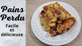 Pain perdu recette facile et délicieuse [upl. by Llertnad]