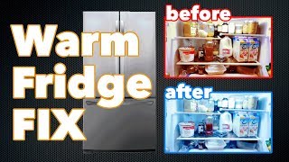 How to Fix a Fridge or Freezer That Wont Cool [upl. by Peoples]