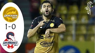 Dorados vs Cimarrones 1 0  Resumen Cuartos de Final ida ASCENSO MX Clausura 2019 [upl. by Elva677]