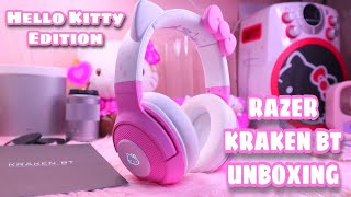 RAZER KRAKEN BT HELLO KITTY AND FRIENDS EDITION UNBOXING  BLUETOOTH HEADSET  Cathys Unboxing 💋 [upl. by Dowell]