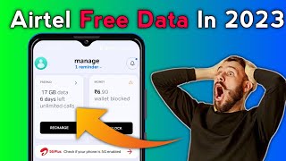 Airtel FREE Data Tricks  How To Get Free Data On Airtel Thanks App  Airtel Coupon Code 2023 [upl. by Killarney]