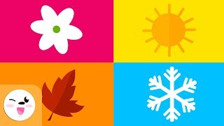 The four seasons of the year for kids  Which are the seasons  Spring Summer Autumn and Winter [upl. by Adlin]