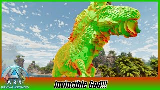 This GOD might be invincible Ark Survival Ascended Omega Mod [upl. by Aiynot]