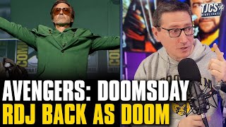 Robert Downey Jr Returns As Doctor Doom For Upcoming Avengers Doomsday [upl. by Sllew]