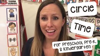 Circle Time for Preschool Prek and Kindergarten [upl. by Goodhen246]