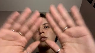 ASMR—Patting you until you settle down visuals pats fabric sounds tongue clicks anticipatory [upl. by Anrapa]