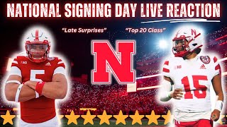 Nebraska Signing Day LIVE REACTION  Recapping A Top 20 Class  Husker Football 2024 [upl. by Berard682]