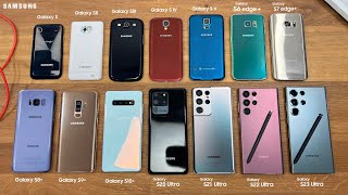 EVERY Samsung Galaxy S Comparison Galaxy S1  S23 Ultra [upl. by Nalyorf]