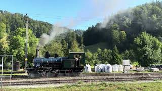 DVZO – DampfbahnVerein Zürcher Oberland  Lok quotBäretswilquot [upl. by Nyladnohr140]