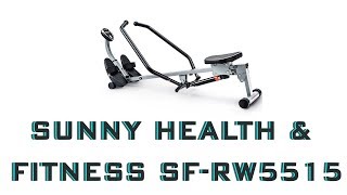 BEST HOME GYMS  SUNNY HEALTH amp FITNESS SF RW5639 REVIEW [upl. by Jocko]