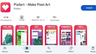 How To Install Pixilart Make Pixel Art Apps  How To Download Pixilart Make Pixel Art Apps [upl. by Nivk374]