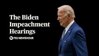 WATCH LIVE The Biden Impeachment Hearings  Day 1 [upl. by Aeli]