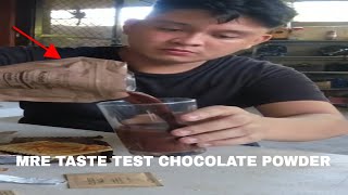 MRE Chocolate Protein Powder Taste Test [upl. by Leontina99]