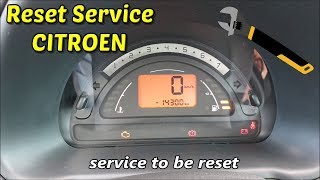 How to Reset Service Indicator on Citroen C3  For All Citroen c3 [upl. by Shum]