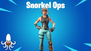 Snorkel Ops  Skin Review amp Gameplay  Fortnite [upl. by Furey]