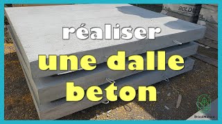 Comment réaliser une dalle béton [upl. by Zoldi]