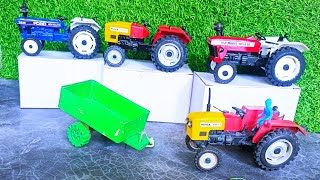 Sonalika Tractor unboxing and Mahindra tractor HTM Swaraj Tractor Unboxing Video l Makmud Toys [upl. by Thorpe]