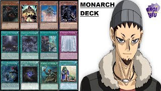 MONARCH  MONARQUE DECK PROFILE 2024  COMBO PRINCIPAL  EXEMPLES MAINS YUGIOH [upl. by Monique]