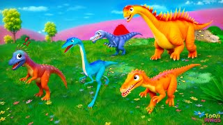 Dino Fart Olympics  Hilarious Jurassic Giants Battle  Dinosaur Comedy Cartoon [upl. by Nnadroj]