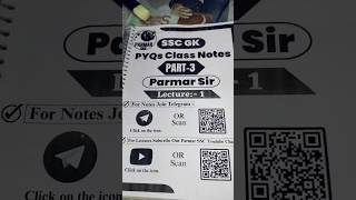 Parmar SSC  Parmar SSC notes pdf parmarssc motivation [upl. by Enomad176]