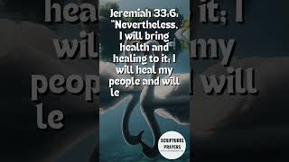 Healing Through Scripture Jeremiah 336 Inspiring Bible Verse with Beautiful Swan Picture shorts [upl. by Tiertza933]