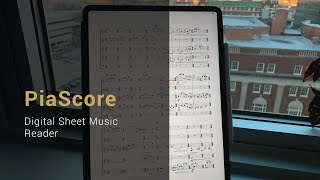 PiaScore Digital Sheet Music APP Overview 2024 [upl. by Athena]