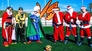 REYES de ORIENTE VS PAPA NOEL ¡Retos de fútbol Crazy Crew [upl. by Aloke]