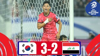 Hosts take 3 points in top match  Korea Republic  Iraq  Highlights AsianQualifiers  Road To 26 [upl. by Haimrej]