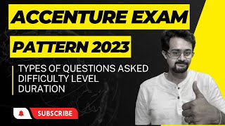 Accenture Exam Pattern 2023  Types of Questions Asked  Difficulty Level  Frontlinesmedia [upl. by Kornher]