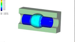 Forming Simulation  Hydroforming  Simple tube [upl. by Nannek]