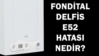 Fondital Delfis E52 hatası nedir What is the Fondital Delfis E52 error [upl. by Iolande147]