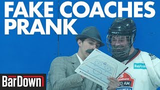 Trying to Coach Random Hockey Teams Prank [upl. by Erait]