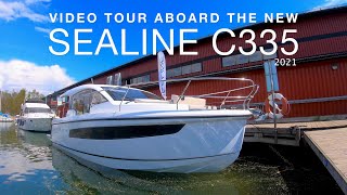 NEW MODEL 2021  Sealine C335  Walkthrough quotThis one will be a successquot [upl. by Eniluj]