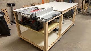 Table Saw Workbench part one [upl. by Ozan]