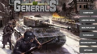 Glory of Generals walkthrough  Western Front Axis Blitzkrieg [upl. by Gilliette]