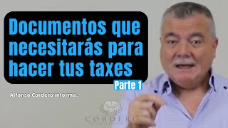 🔴 Qué documentos necesito para hacer mis taxes 2020 Parte 1 Cambios 2020 [upl. by Aneehs143]