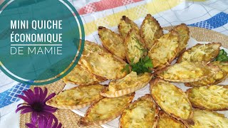 MINI QUICHES FACILES DE MAMIE كيش سهلة و اقتصادية مامي [upl. by Riccio360]