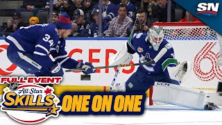 FULL OneOnOne Competition  2024 NHL AllStar Skills [upl. by Erbe]