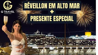 Réveillon no Costa Diadema Queima de Fogos em Águas Internacionais [upl. by Ellga]